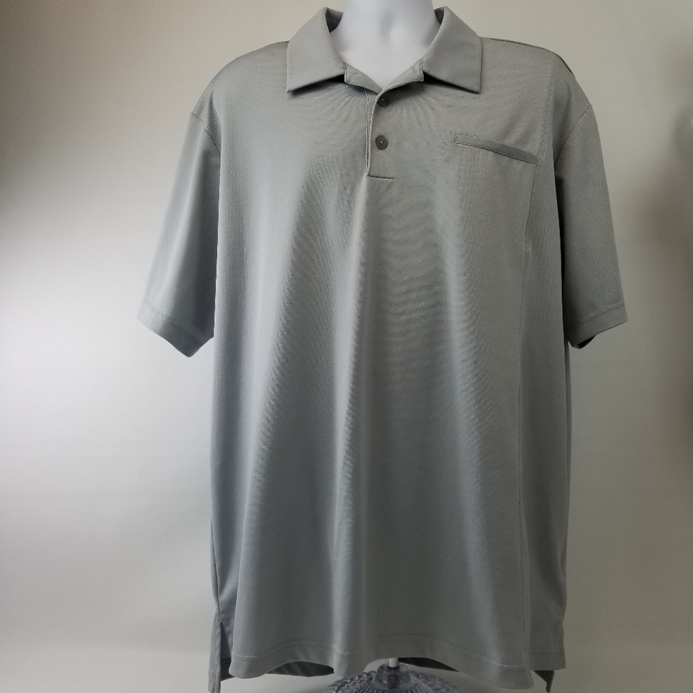 Adidas Golf Clima-Lite Athletic 3 Button Polo - Picture 1 of 7